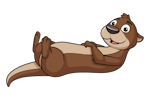 Cartoon Otter